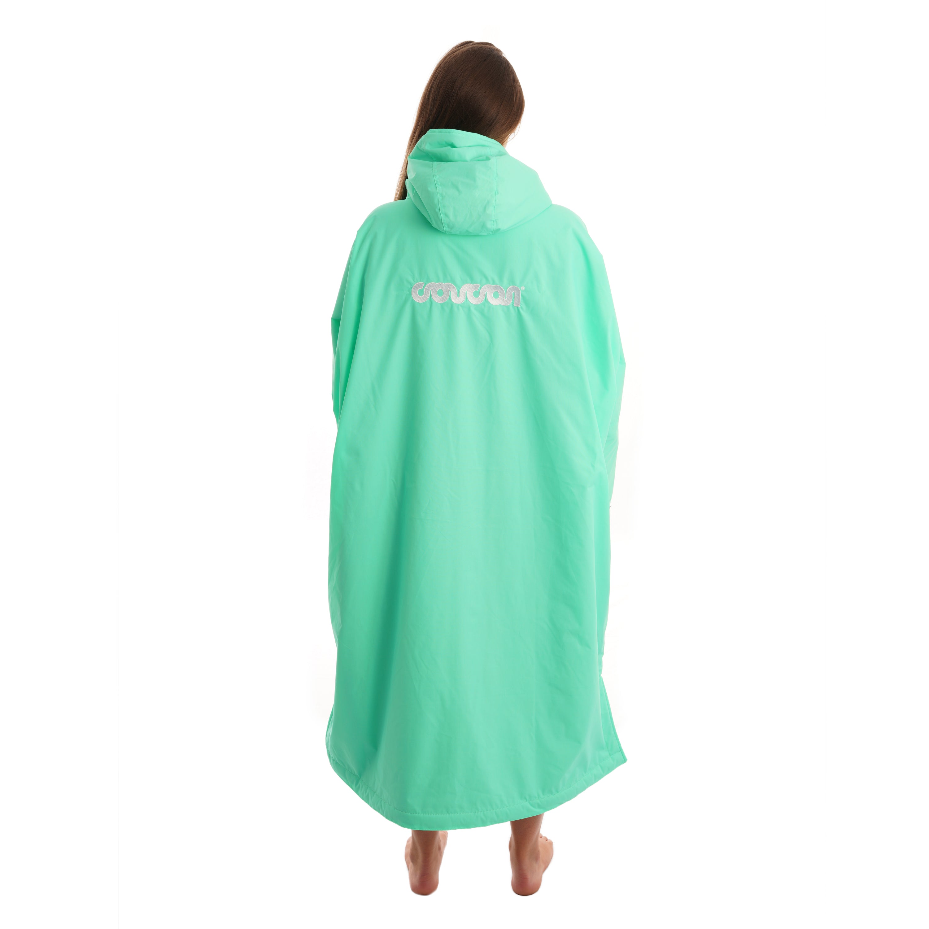 Weird Fish Adults Unisex Oceana Towelling Changing Robe - Peacock