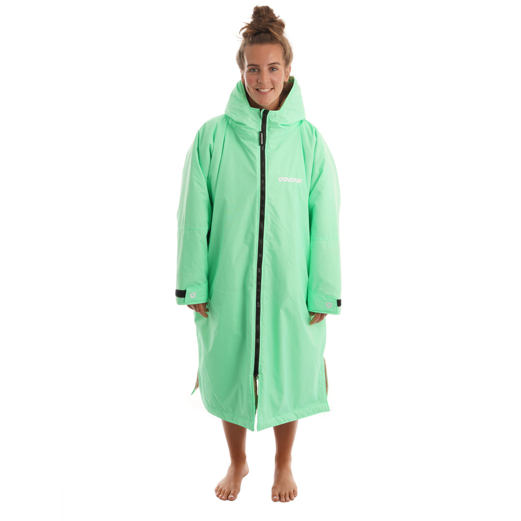 Coucon Changing Robe Adult Long Sleeve - Lime Green (Limited Edition) Front Zipped