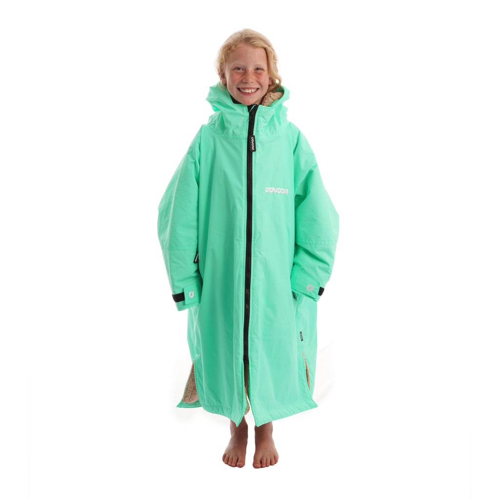 Coucon Changing Robe Kids Long Sleeve - Mint Minimum Height