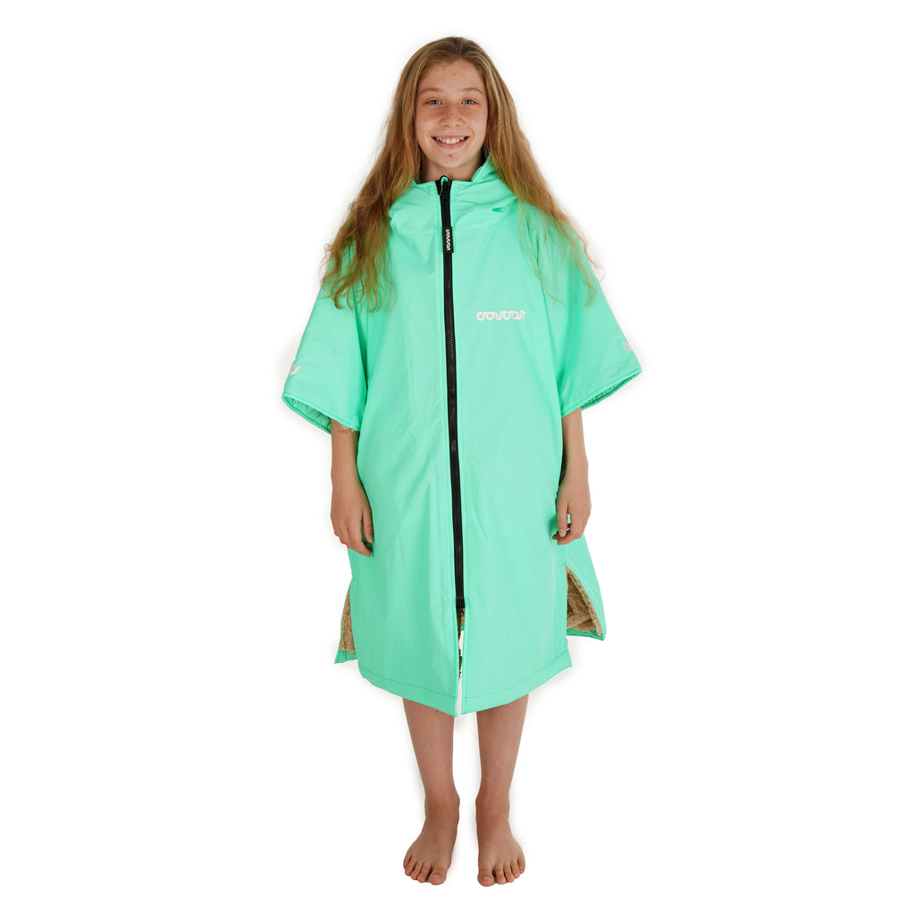 Coucon Mint Kids Short Sleeve Changing Robe