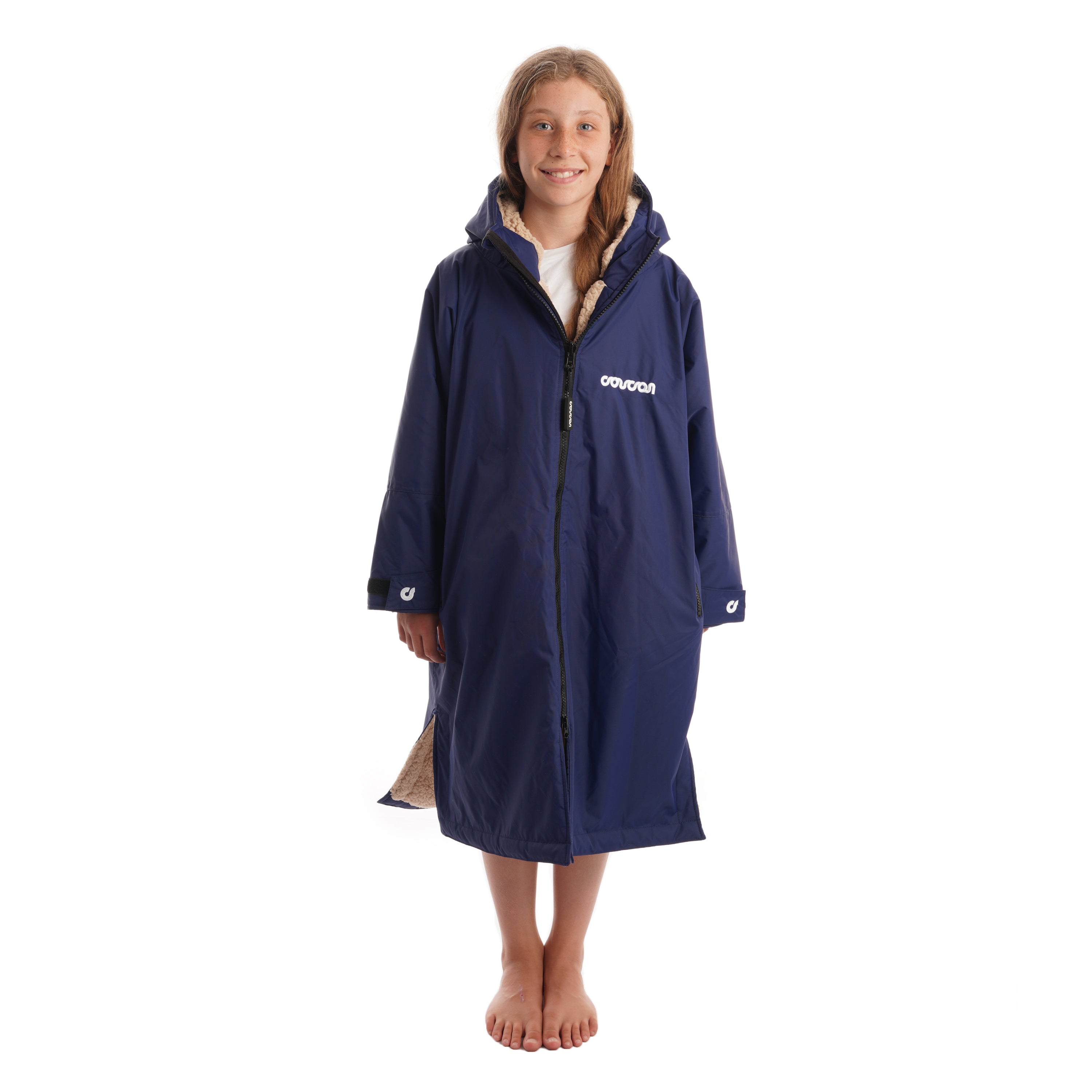 Changing Robe Children Kids Navy Changing Robe | Long Sleeve | 10-13 YRS | Coucon – Coucon Robe