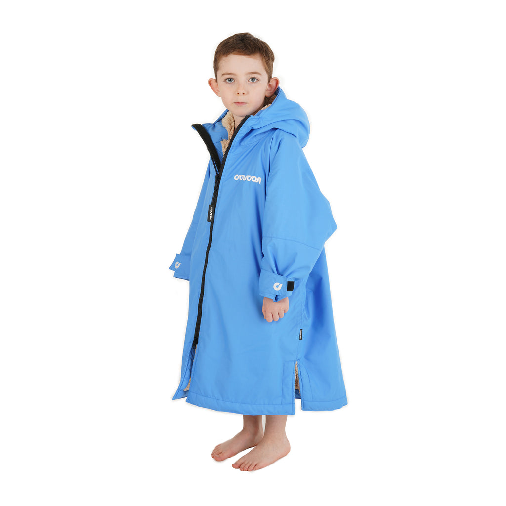 Coucon Kids Long Sleeve Changing Robe Blue